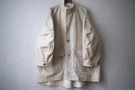 ISSUE01 汚れ加工モッズパーカー スタンドカラージャケット / ISSUE THINGS(イシューシングス)