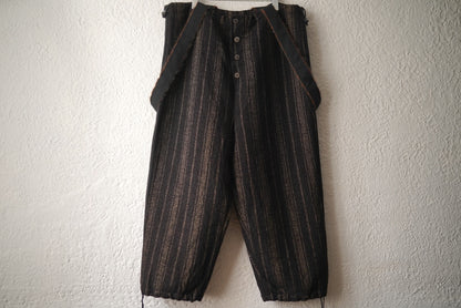 21AW THE SWEEP TROUSER ウールコットンジャガードサスペンダーパンツ / toogood(トゥーグッド)
