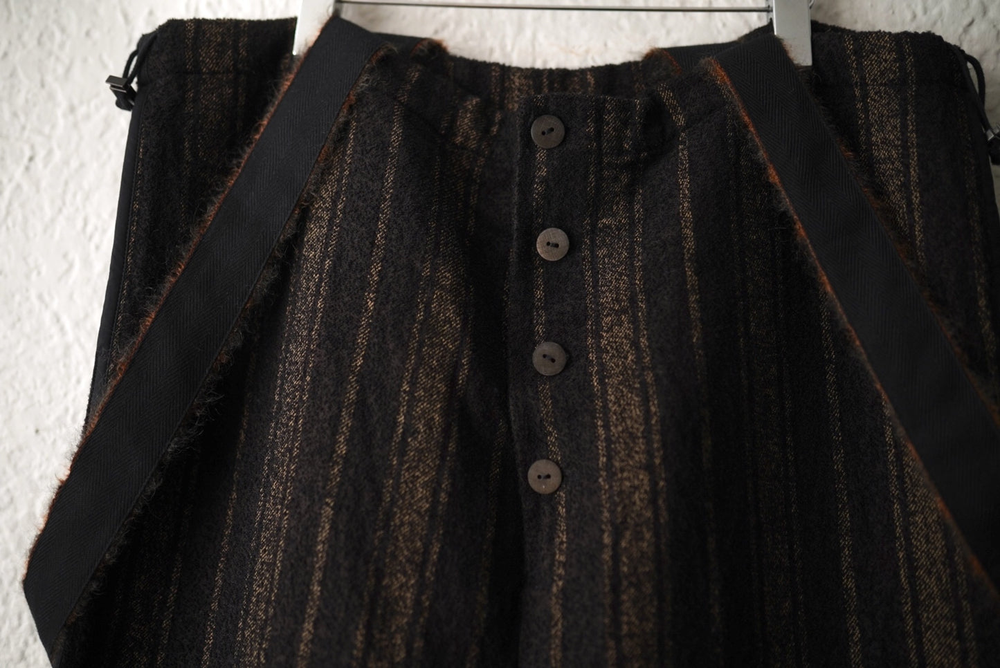 21AW THE SWEEP TROUSER ウールコットンジャガードサスペンダーパンツ / toogood(トゥーグッド)