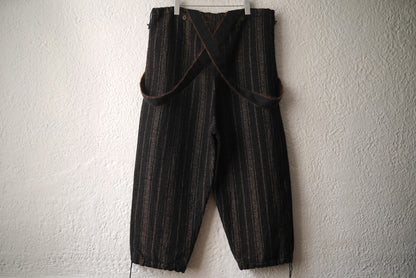 21AW THE SWEEP TROUSER ウールコットンジャガードサスペンダーパンツ / toogood(トゥーグッド)