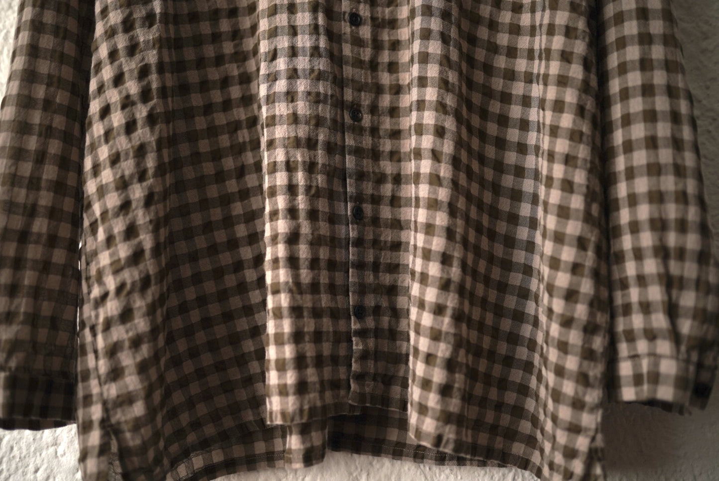 21AW THE DRAUGHTSMAN SHIRT チェックシャツ ブラウン / toogood(トゥーグッド)