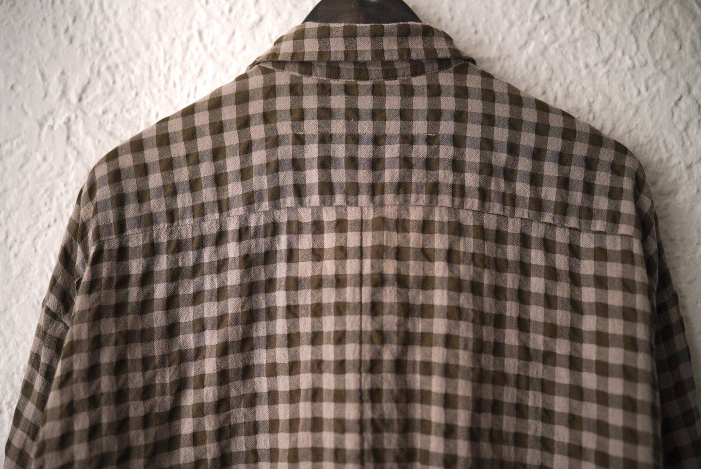 21AW THE DRAUGHTSMAN SHIRT チェックシャツ ブラウン / toogood(トゥーグッド)