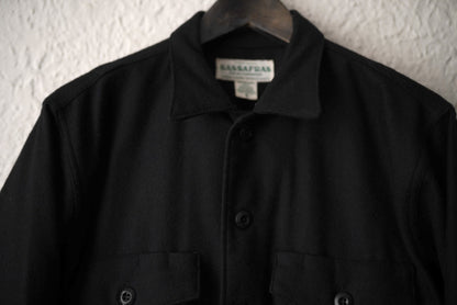 20AW Gardener Half フランネルウールガーデナーシャツ / SASSAFRAS(ササフラス)