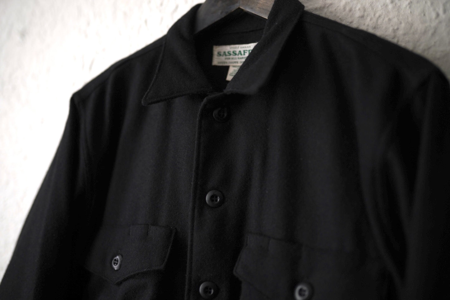 20AW Gardener Half フランネルウールガーデナーシャツ / SASSAFRAS(ササフラス)