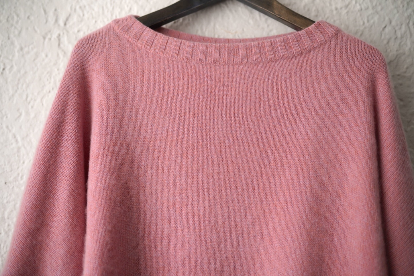 CA006 CASHMERE GUERNSEY TOP カシミヤガンジーニットセーター / YINDIGO AM(インディゴエイエム)