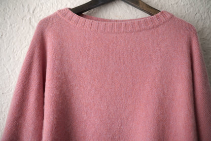 CA006 CASHMERE GUERNSEY TOP カシミヤガンジーニットセーター / YINDIGO AM(インディゴエイエム)