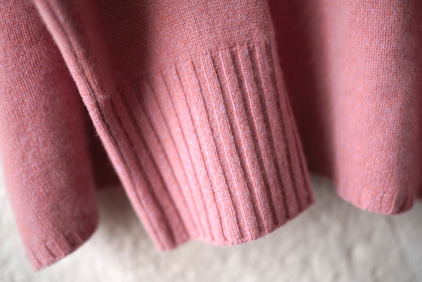 CA006 CASHMERE GUERNSEY TOP カシミヤガンジーニットセーター / YINDIGO AM(インディゴエイエム)