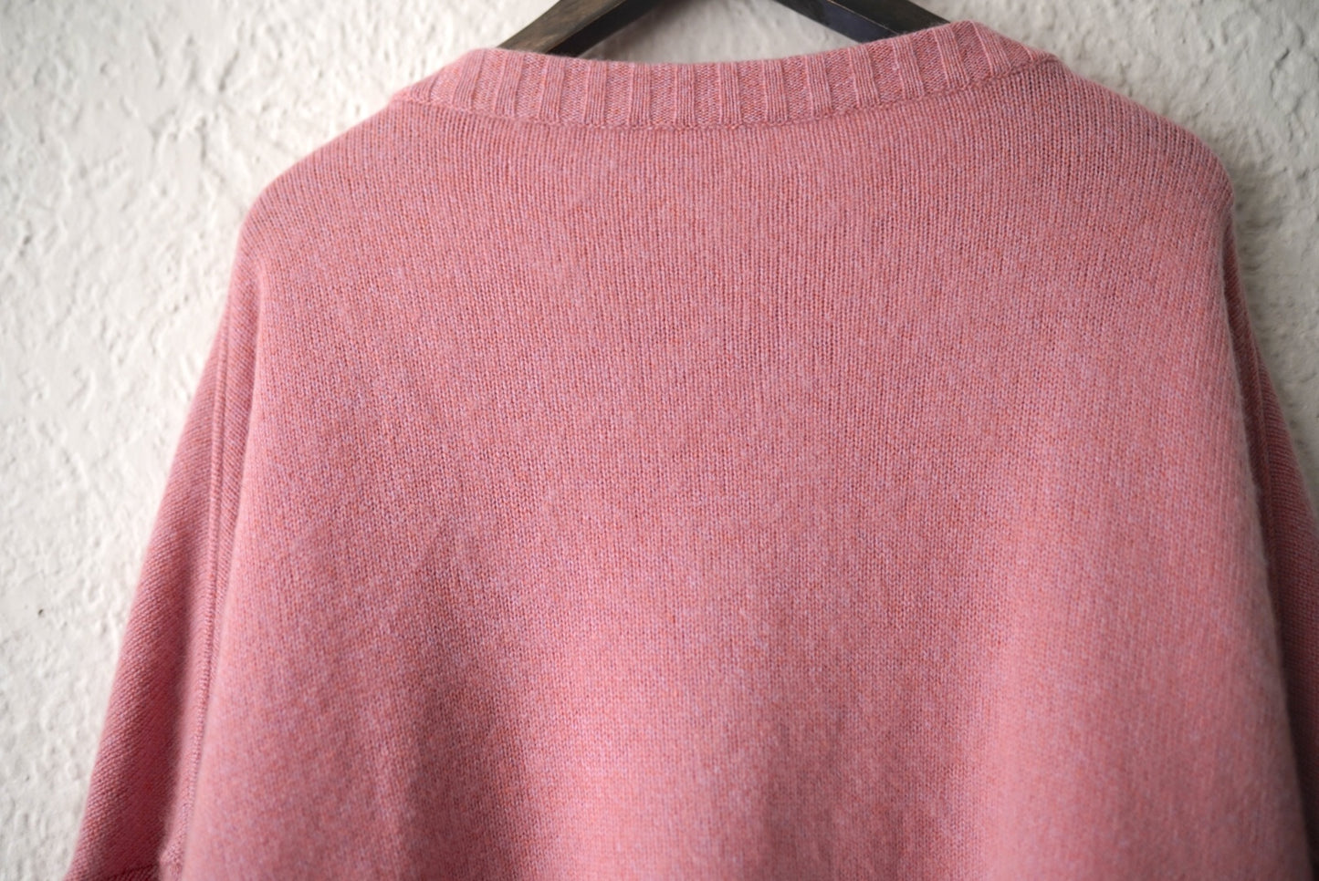 CA006 CASHMERE GUERNSEY TOP カシミヤガンジーニットセーター / YINDIGO AM(インディゴエイエム)