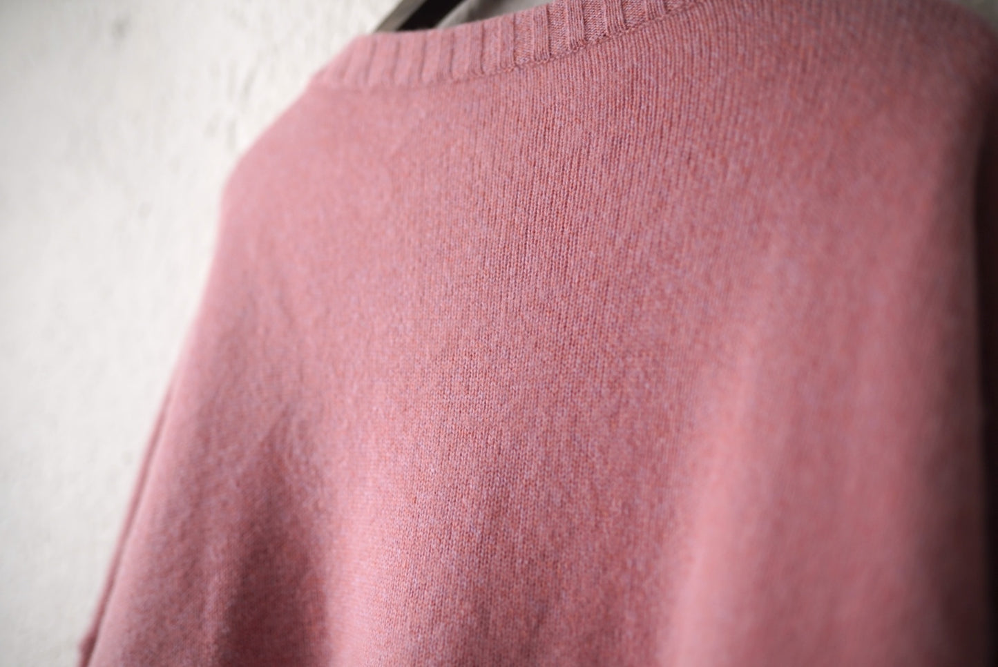 CA006 CASHMERE GUERNSEY TOP カシミヤガンジーニットセーター / YINDIGO AM(インディゴエイエム)