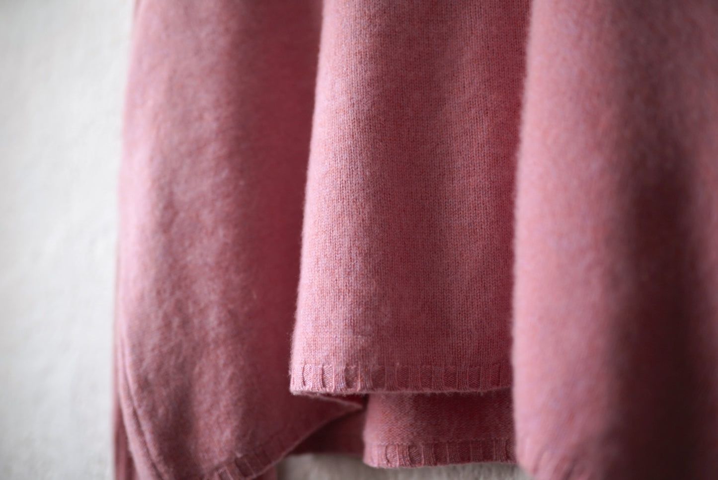 CA006 CASHMERE GUERNSEY TOP カシミヤガンジーニットセーター / YINDIGO AM(インディゴエイエム)
