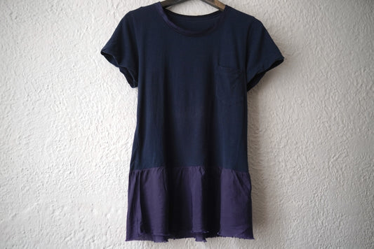 ドッキング半袖チュニック トップス / sacai luck(サカイ ラック)