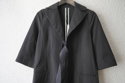 19SS SHORT SLEEVE COAT コットン羽織コート / SARA LANZI(サラランツィ)