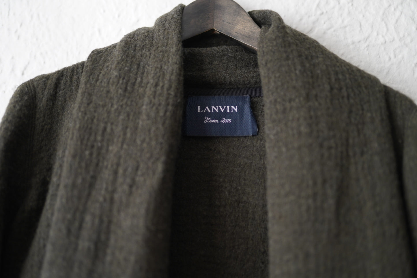 15AW ウールショールコート / LANVIN River(ランバン)