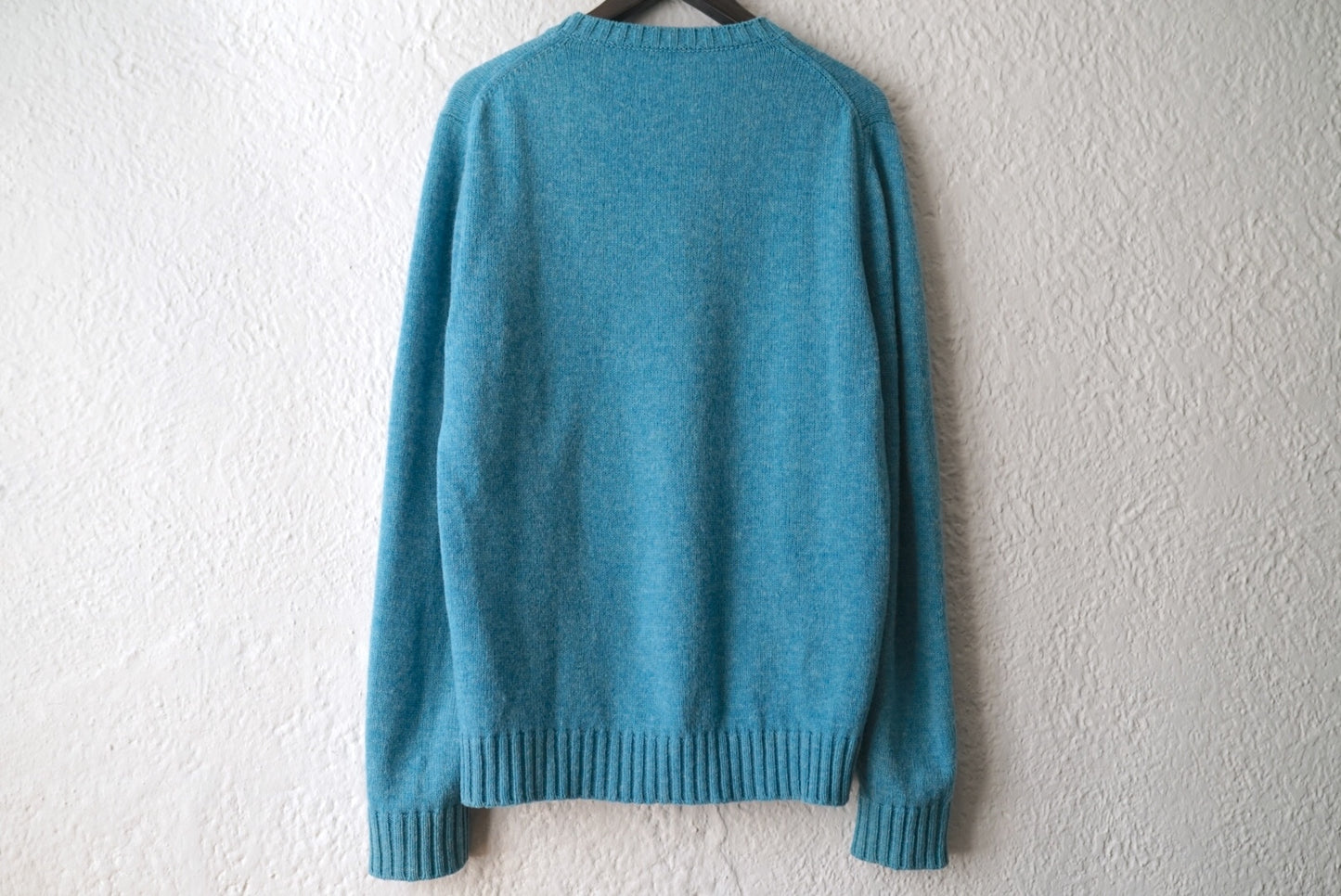 23AW クルーネックニットセーター ブルー / Q Retailor