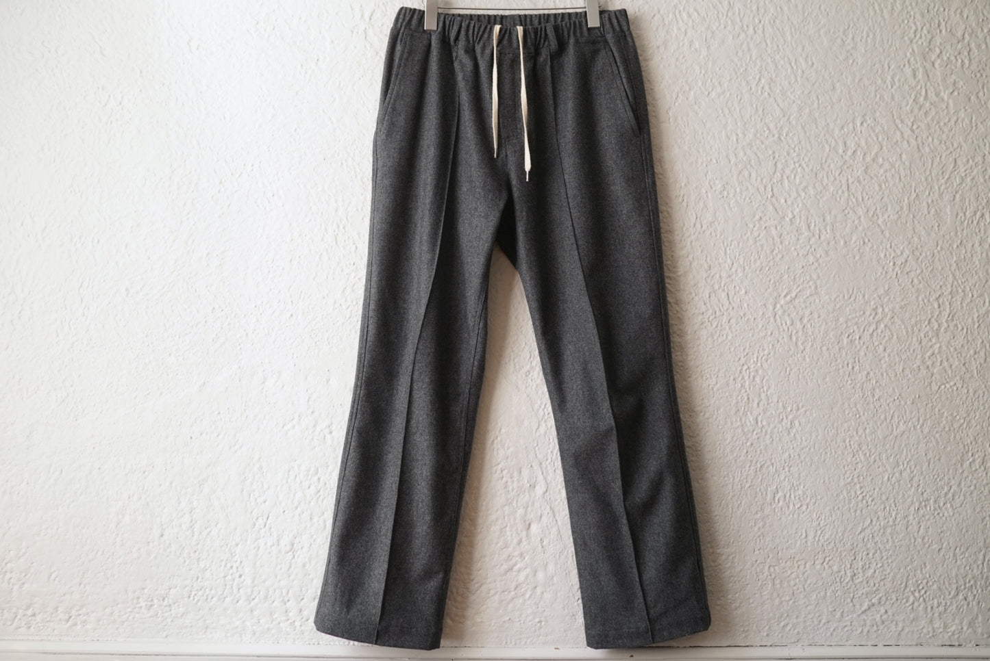 23AW CANONICO ウールフランネルイージートラックパンツ / CREST CLOTHING(クレストクロージング)