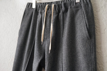 23AW CANONICO ウールフランネルイージートラックパンツ / CREST CLOTHING(クレストクロージング)