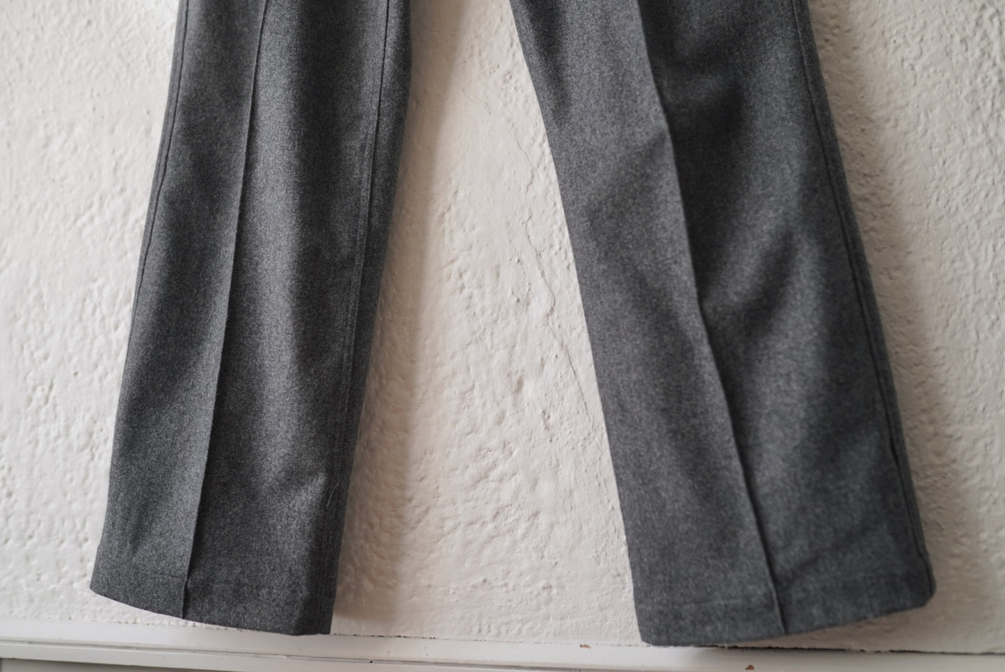 23AW CANONICO ウールフランネルイージートラックパンツ / CREST CLOTHING(クレストクロージング)