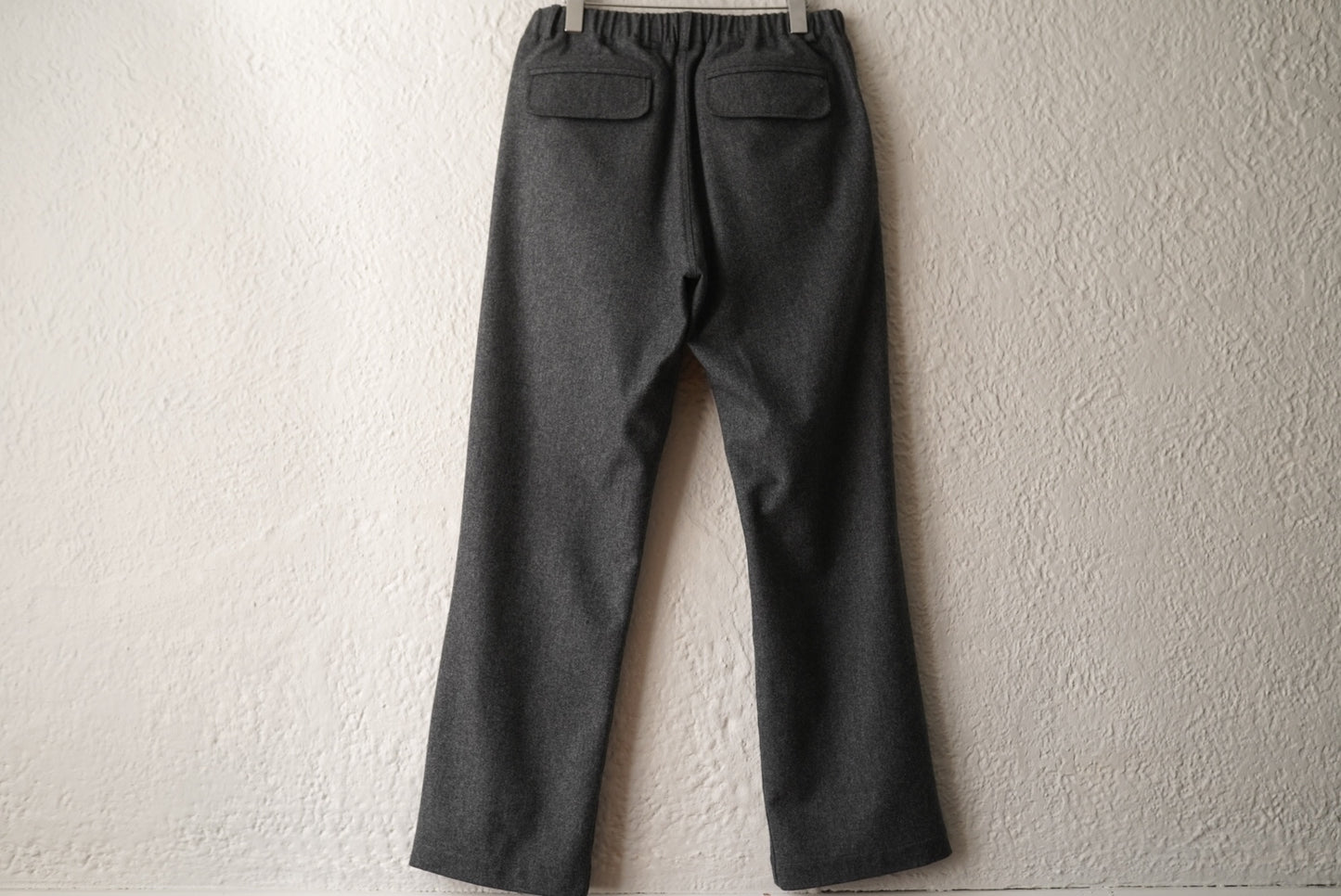 23AW CANONICO ウールフランネルイージートラックパンツ / CREST CLOTHING(クレストクロージング)