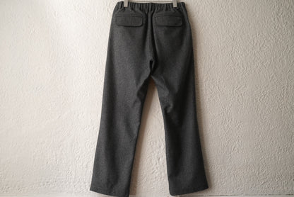 23AW CANONICO ウールフランネルイージートラックパンツ / CREST CLOTHING(クレストクロージング)
