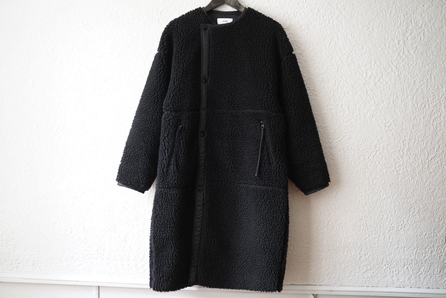 18AW ボアフリースロングコート / HYKE(ハイク)