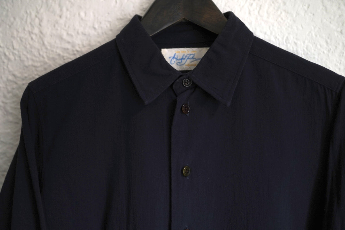 17SS Regular Collar "Y" York Shirts プルオーバーボイルドコットンシャツ / the Crooked Tailor(ザ クルーキッドテーラー)