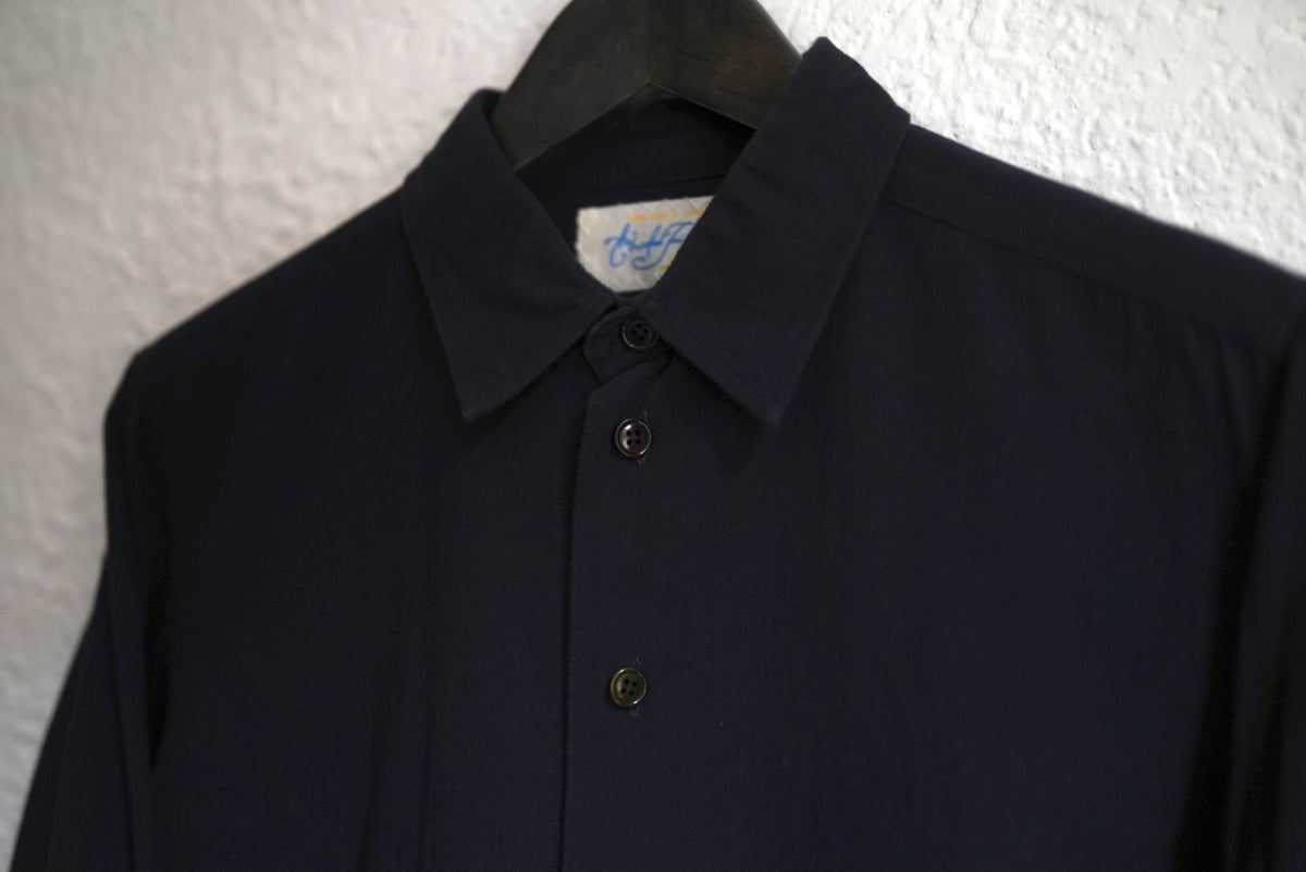 17SS Regular Collar "Y" York Shirts プルオーバーボイルドコットンシャツ / the Crooked Tailor(ザ クルーキッドテーラー)