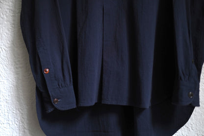 17SS Regular Collar "Y" York Shirts プルオーバーボイルドコットンシャツ / the Crooked Tailor(ザ クルーキッドテーラー)