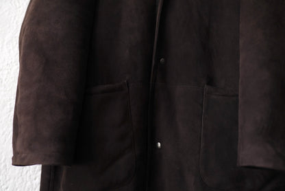 24SS COAT065 ムートンフードコート / HEUGN(ユーゲン)