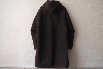 24SS COAT065 ムートンフードコート / HEUGN(ユーゲン)