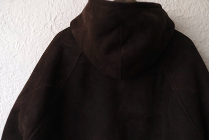 24SS COAT065 ムートンフードコート / HEUGN(ユーゲン)