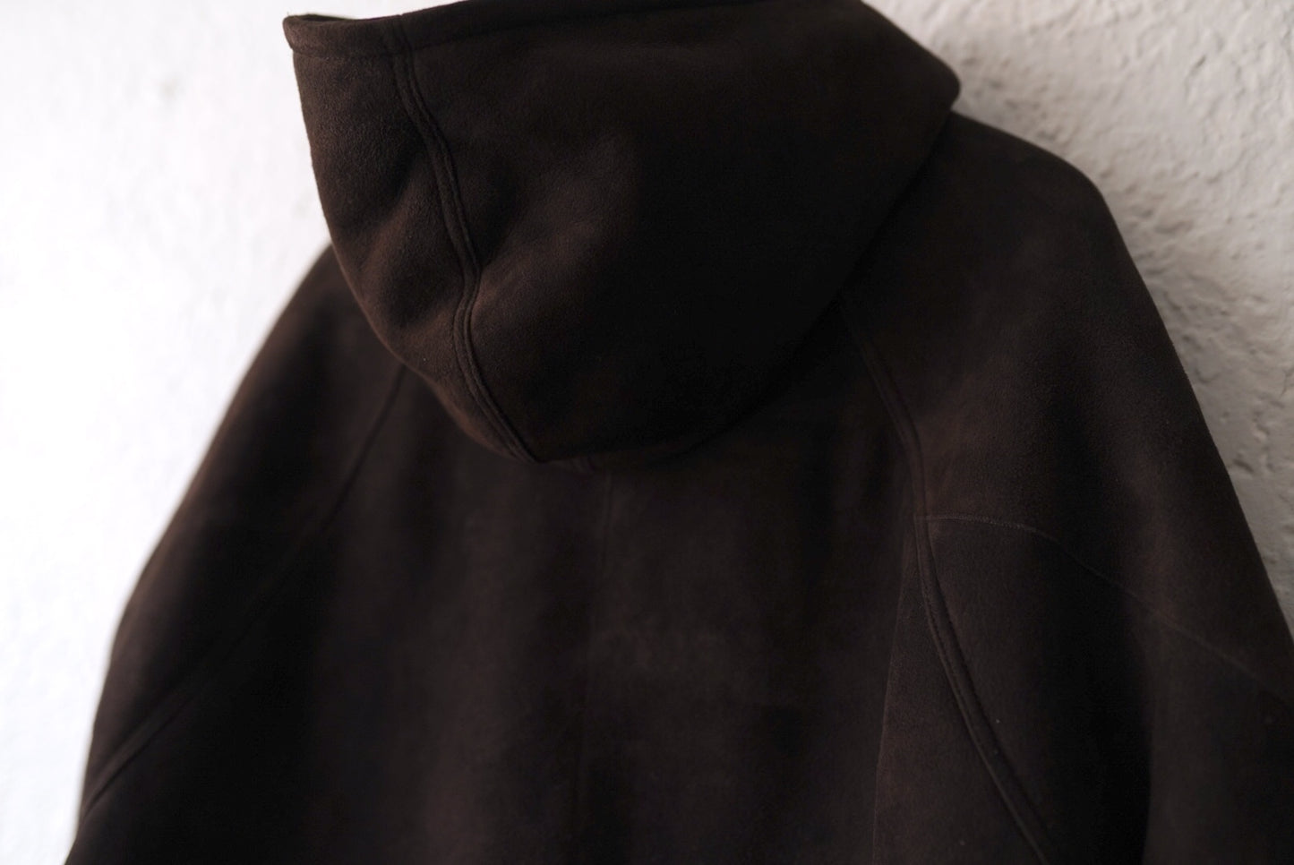 24SS COAT065 ムートンフードコート / HEUGN(ユーゲン)