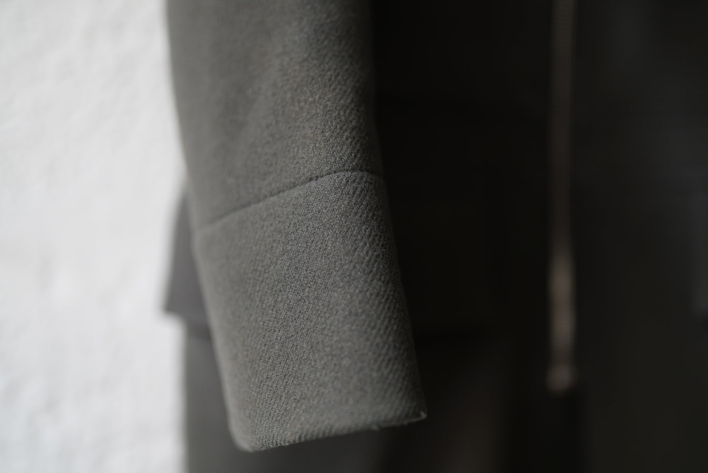 15AW Vicious Melton Coat ウールフードコート / Rick Owens(リックオウエンス)