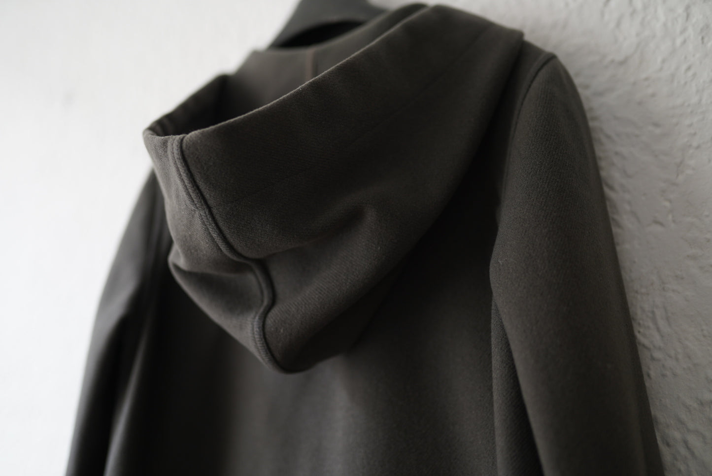 15AW Vicious Melton Coat ウールフードコート / Rick Owens(リックオウエンス)