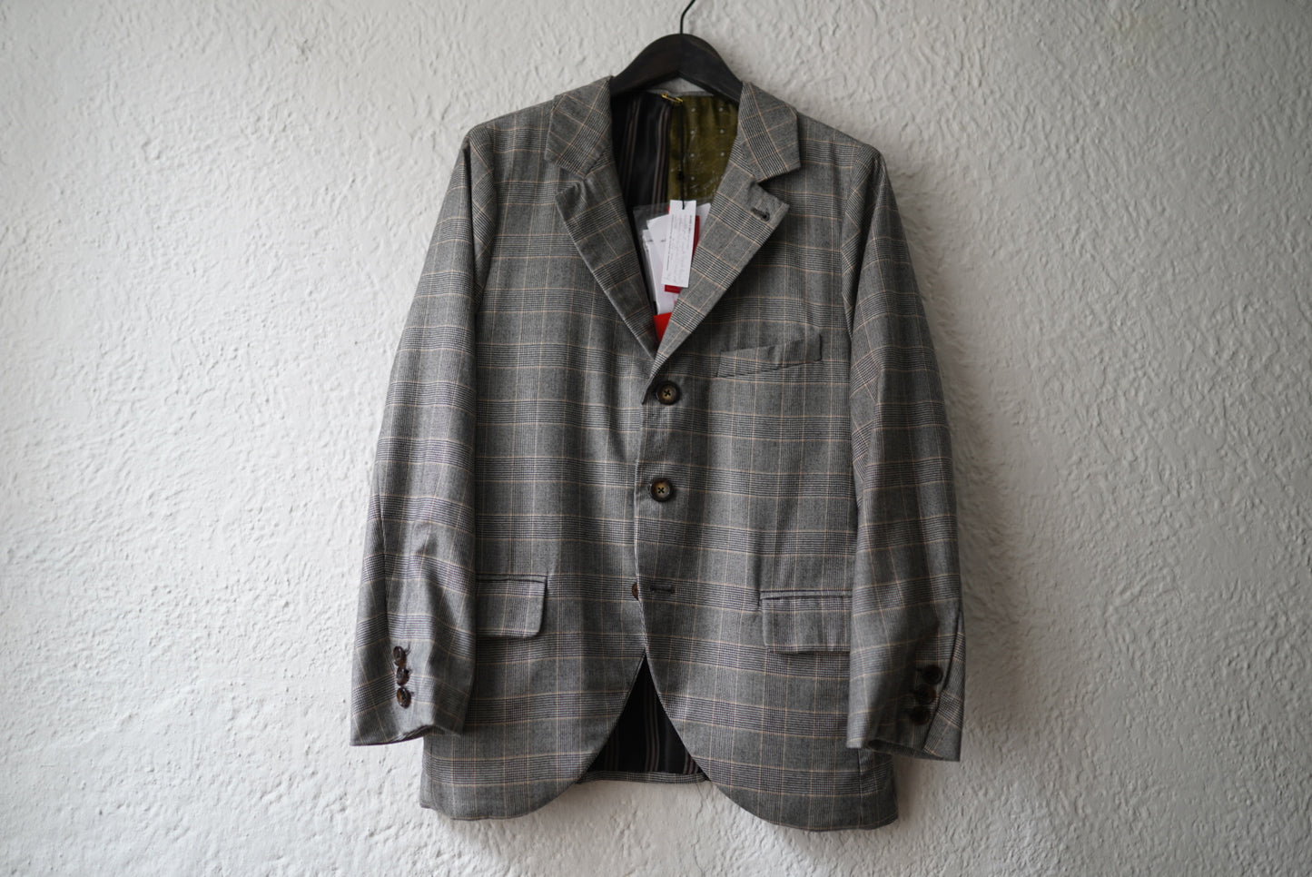 20SS HBJ22 Piacenza Super150's Wool チェックブレザージャケット / Geoffrey.B.Small(ジェフリービースモール)