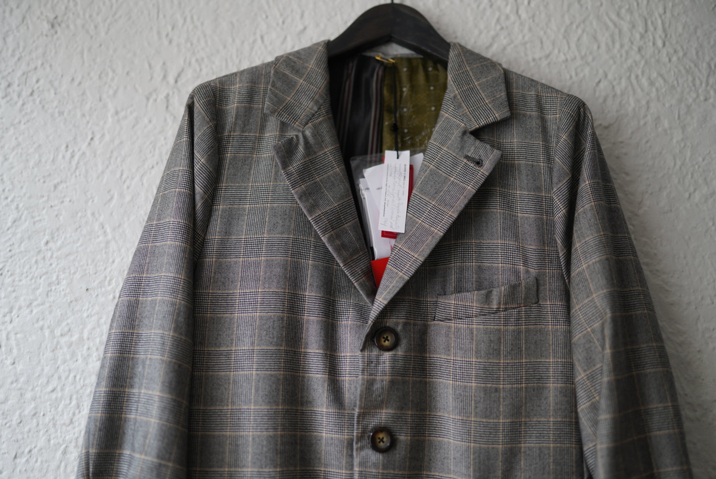 20SS HBJ22 Piacenza Super150's Wool チェックブレザージャケット / Geoffrey.B.Small(ジェフリービースモール)