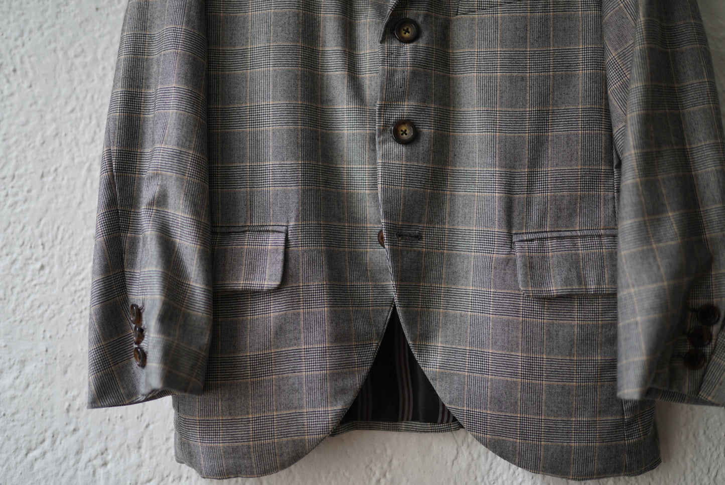 20SS HBJ22 Piacenza Super150's Wool チェックブレザージャケット / Geoffrey.B.Small(ジェフリービースモール)