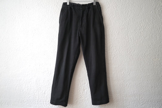 17AW ピリング加工ワイドトラウザーズパンツ / 山内