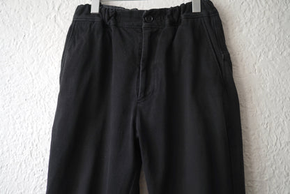 17AW ピリング加工ワイドトラウザーズパンツ / 山内