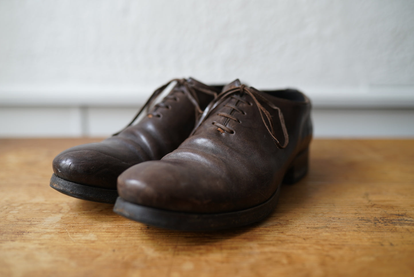 17SS Derby Wholecut ワンピースホースレザーダービーシューズ / DIMISSIANOS&MILLER(ディミッシアーノ&ミラー)