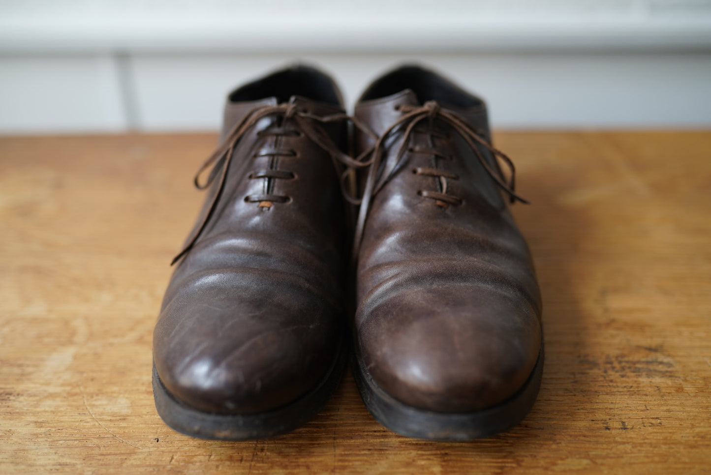 17SS Derby Wholecut ワンピースホースレザーダービーシューズ / DIMISSIANOS&MILLER(ディミッシアーノ&ミラー)
