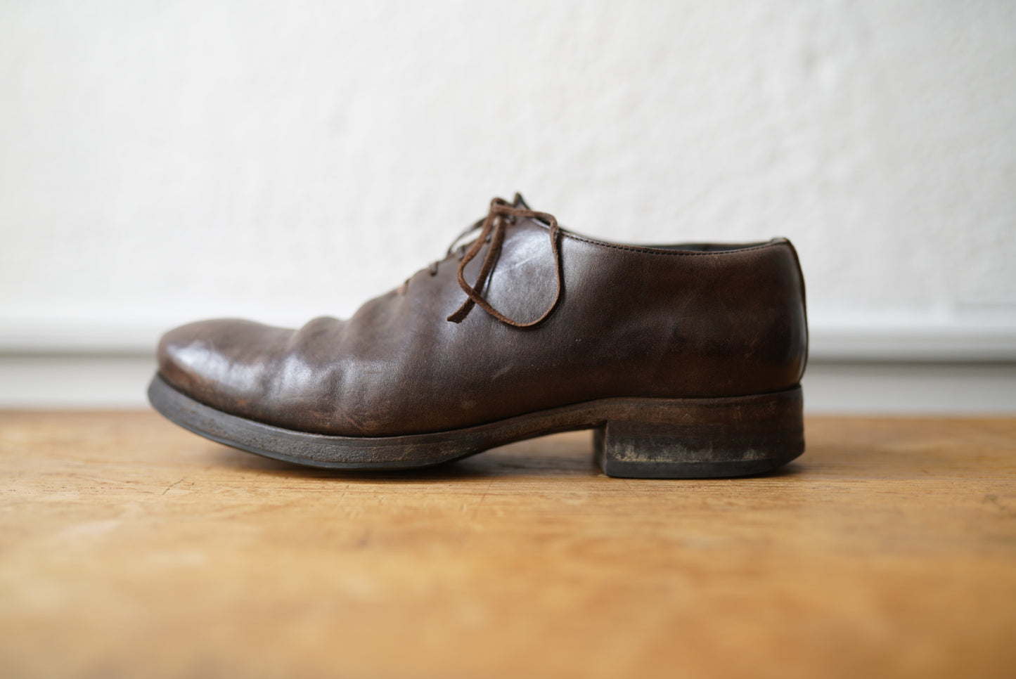 17SS Derby Wholecut ワンピースホースレザーダービーシューズ / DIMISSIANOS&MILLER(ディミッシアーノ&ミラー)