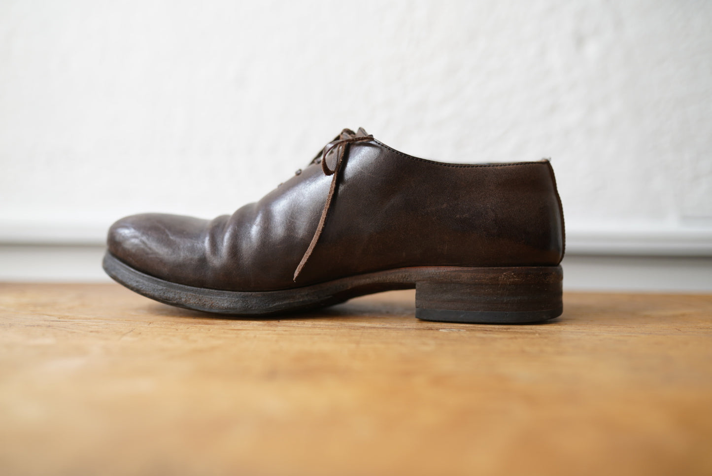17SS Derby Wholecut ワンピースホースレザーダービーシューズ / DIMISSIANOS&MILLER(ディミッシアーノ&ミラー)