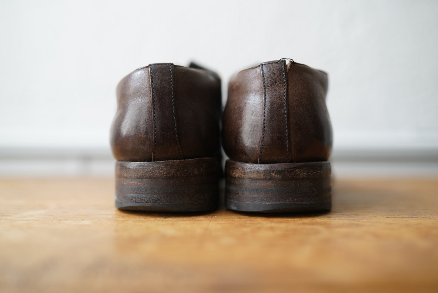 17SS Derby Wholecut ワンピースホースレザーダービーシューズ / DIMISSIANOS&MILLER(ディミッシアーノ&ミラー)