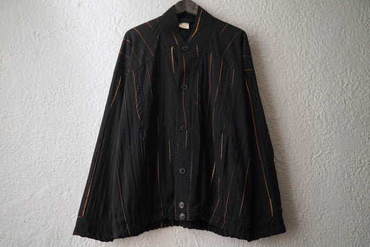 23AW JACKET#53 LOOSE FIT BOMBER STYLE JACKET 絞り染めボンバージャケット / JAN-JAN VAN ESSCHE(ヤンヤンヴァンエシュ)