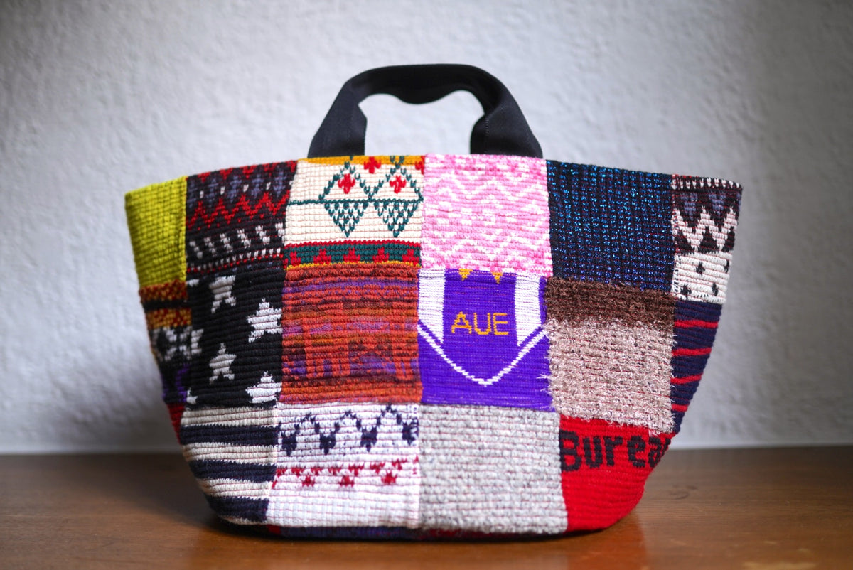 25SS Patchwork Tote マルチパッチワークトートバッグ L / desertic(デザーティック)
