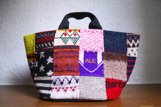 25SS Patchwork Tote マルチパッチワークトートバッグ L / desertic(デザーティック)