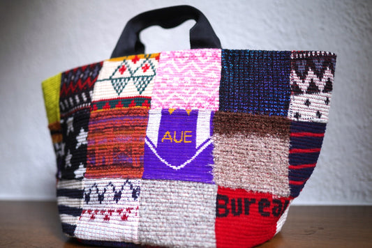 25SS Patchwork Tote マルチパッチワークトートバッグ L / desertic(デザーティック)