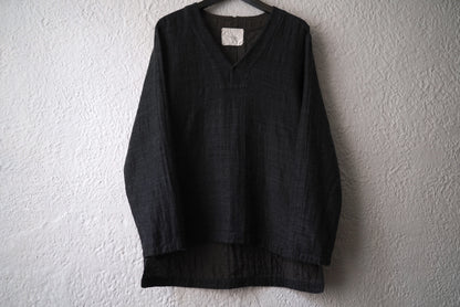 17AW V Neck Pullover Shirt ウールプルオーバートップス / Araki Yuu(アラキユウ)