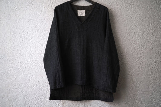 17AW V Neck Pullover Shirt ウールプルオーバートップス / Araki Yuu(アラキユウ)