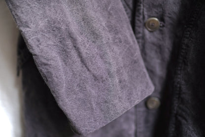 25SS BIG COAT ヴィンテージコットンリネンステンカラーコート / OLIVER CHURCH(オリバーチャーチ)